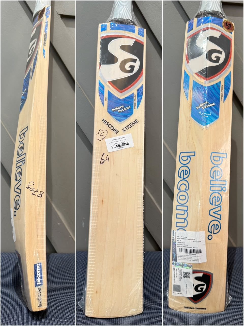 SG Hiscore Xtreme Junior Size 5 Cricket Bat