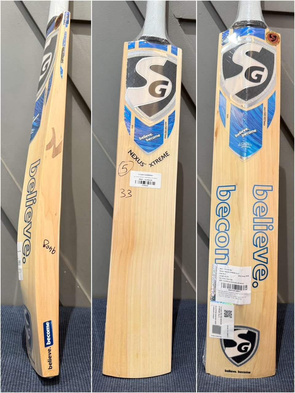 SG Nexus Xtreme Junior Size 5 Cricket Bat