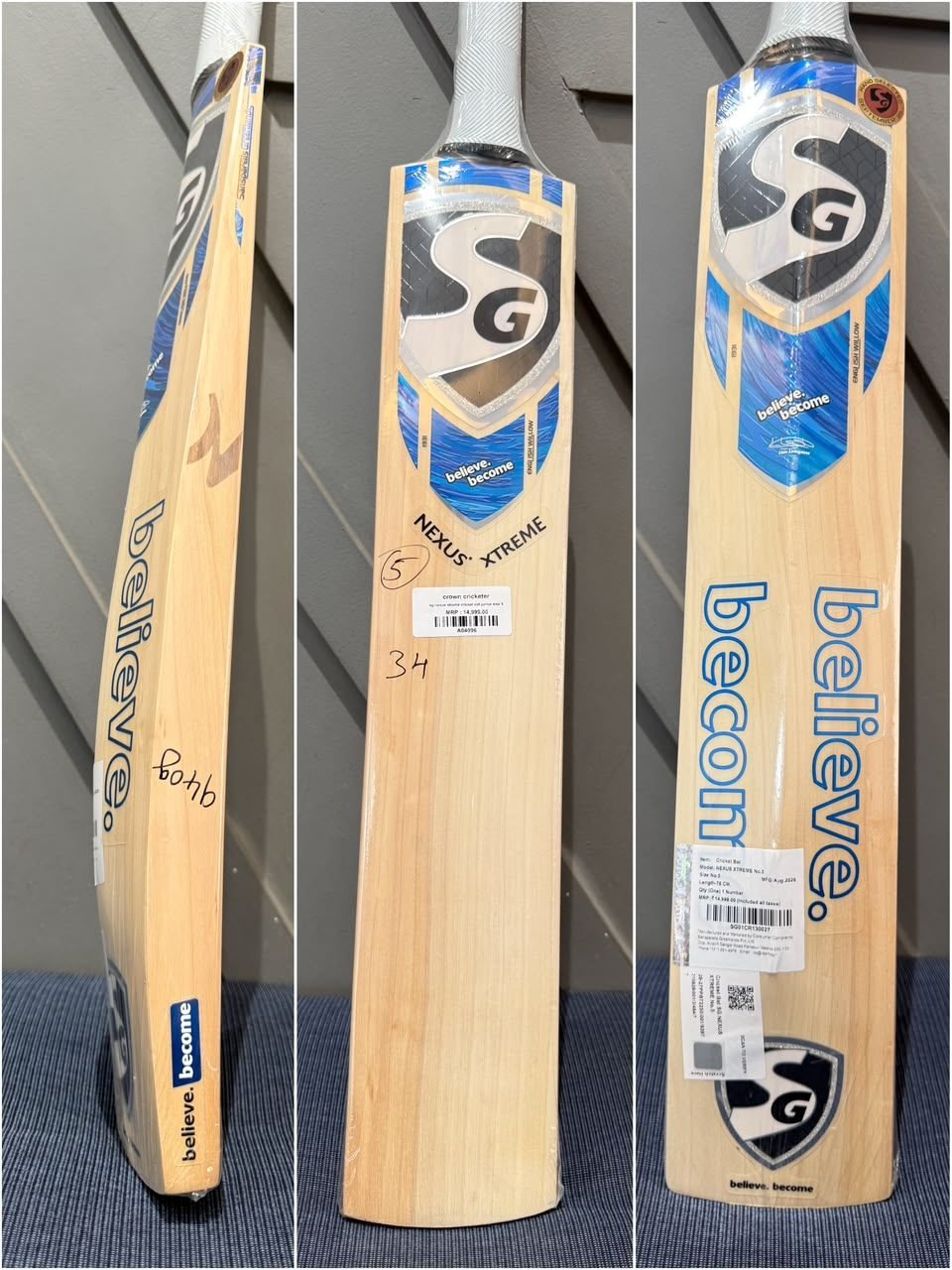 SG Nexus Xtreme Junior Size 5 Cricket Bat