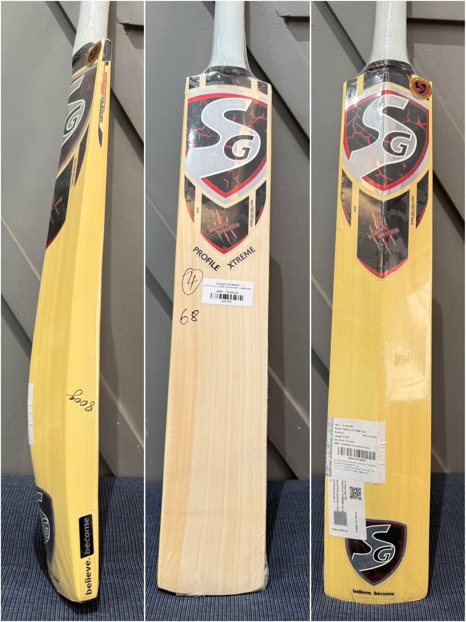 SG Profile Xtreme Junior Size 4 Cricket Bat