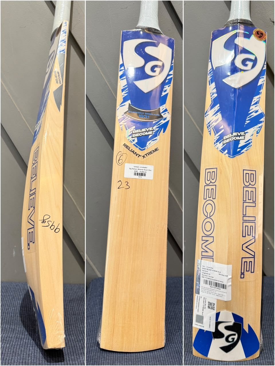SG Reliant Xtreme Size 6 Cricket Bat