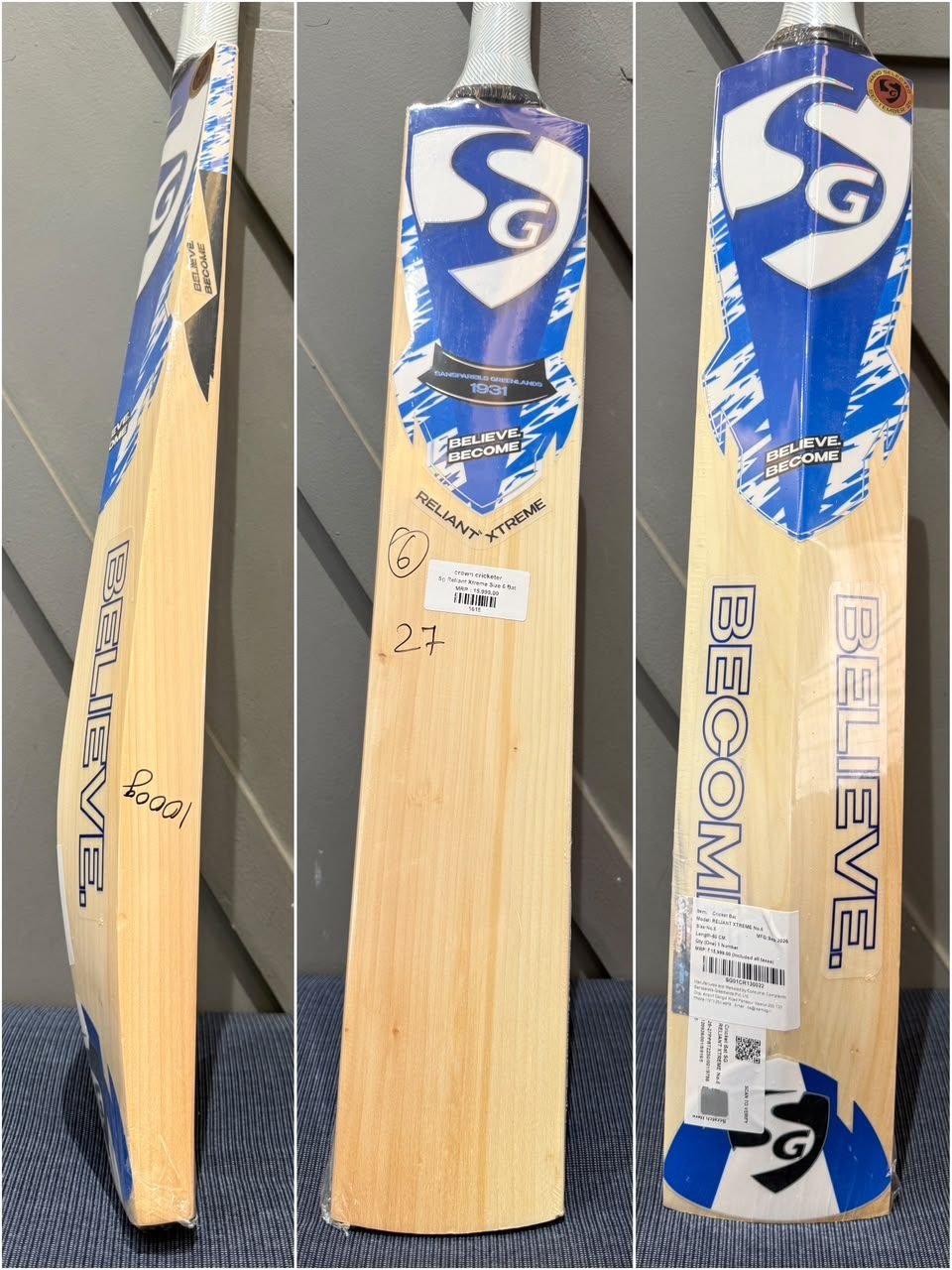 SG Reliant Xtreme Size 6 Cricket Bat