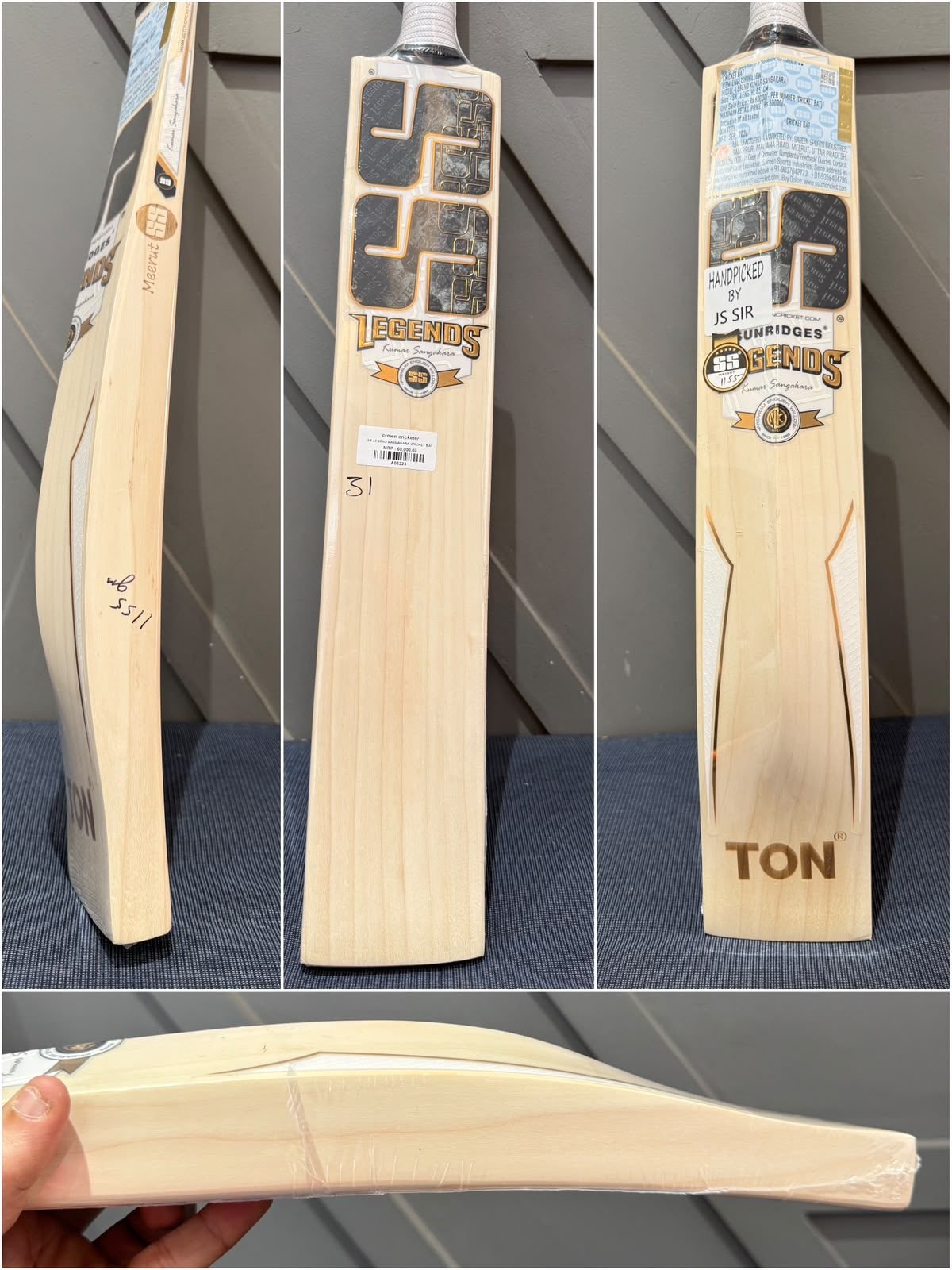 SS Legend Sangakara Cricket Bat
