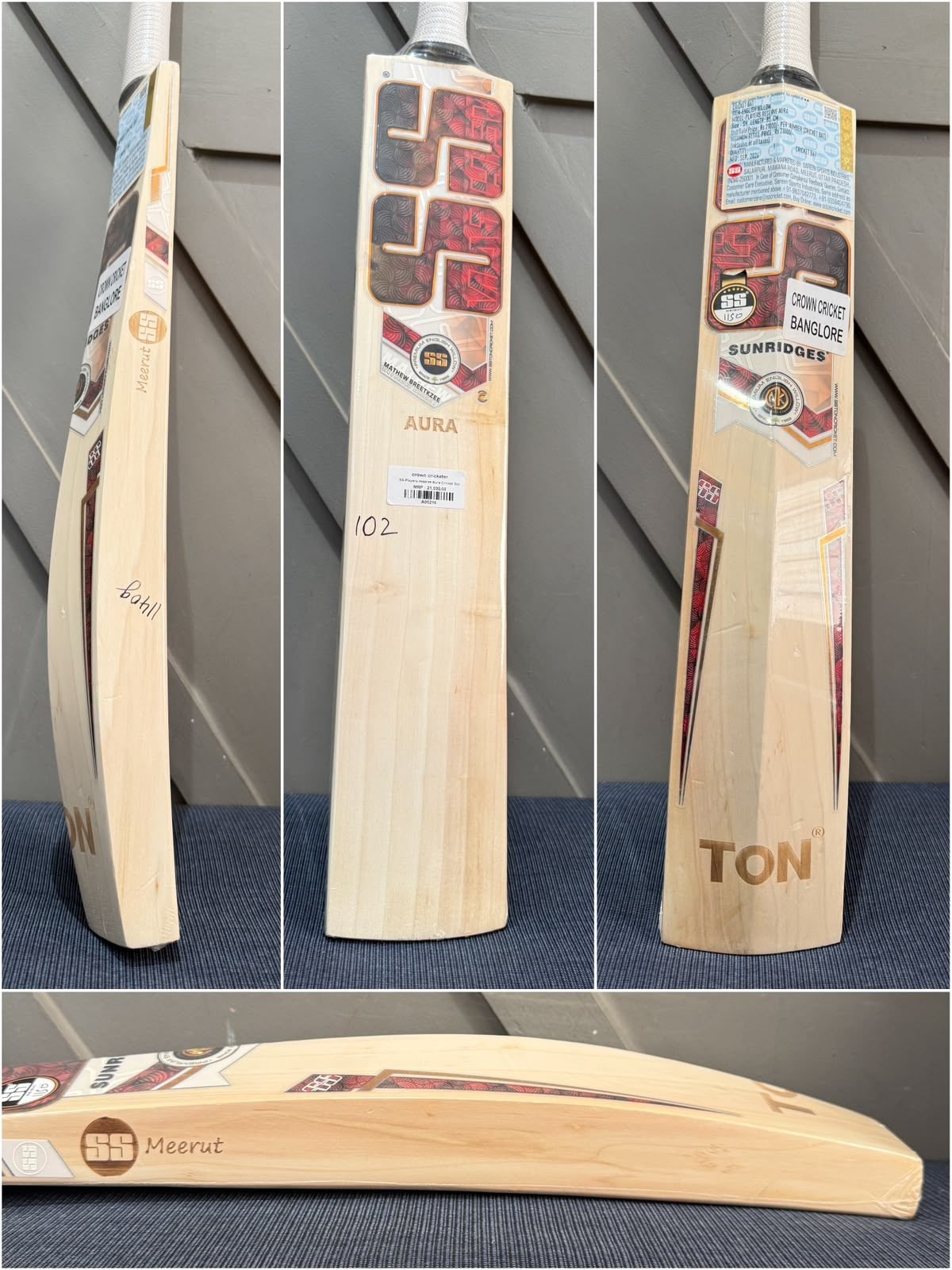 SS Players Reserve Aura Cricket Bat