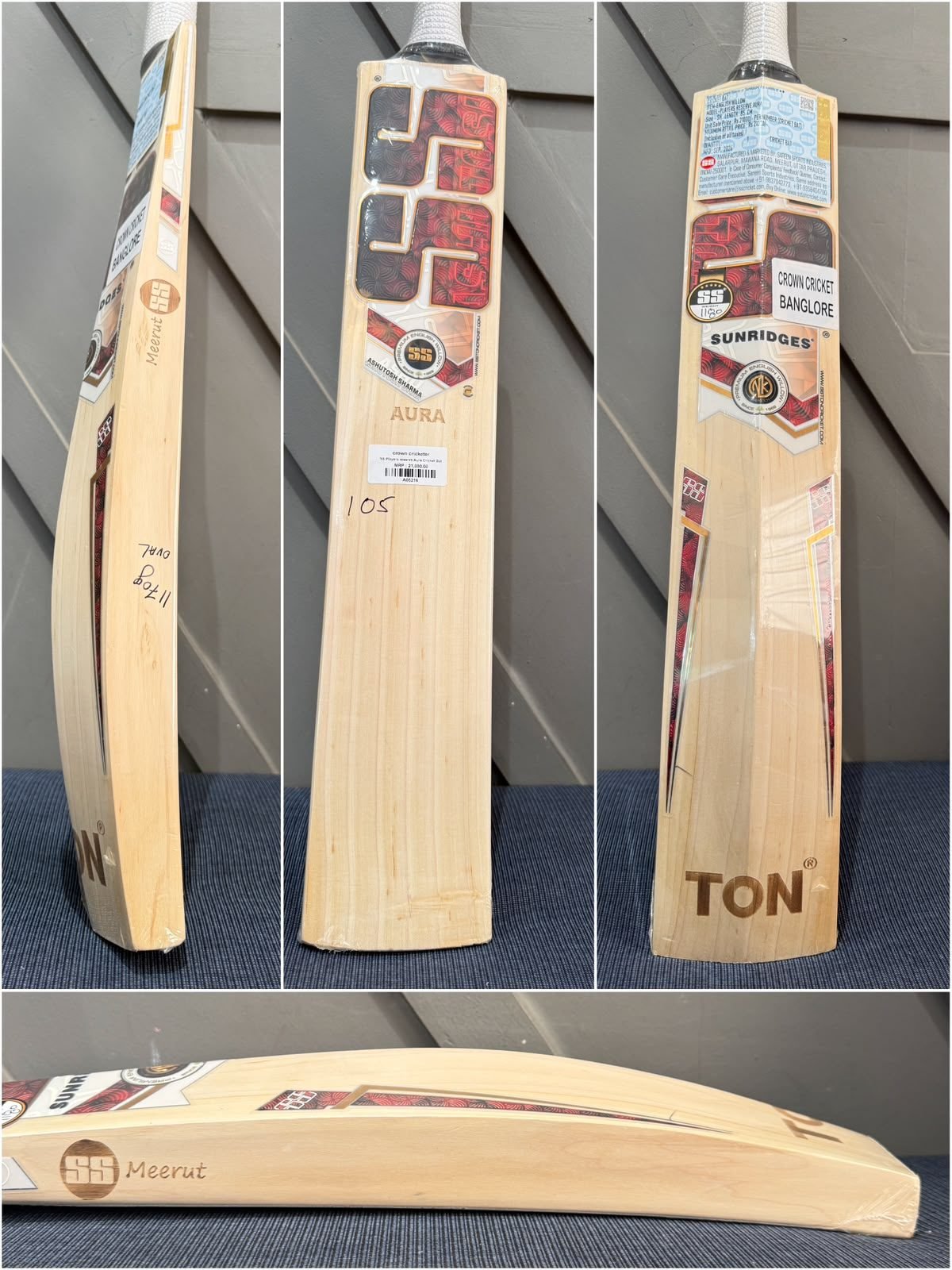 SS Players Reserve Aura Cricket Bat
