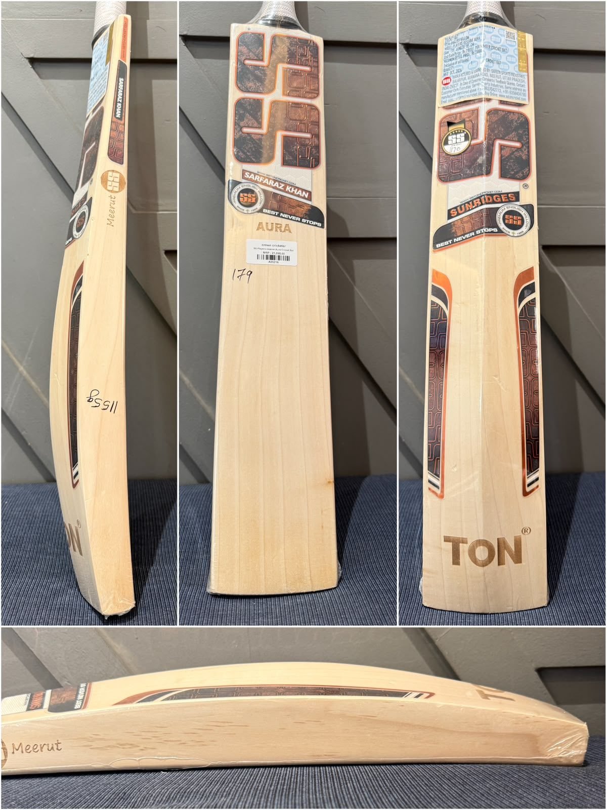SS Players Reserve Aura Cricket Bat
