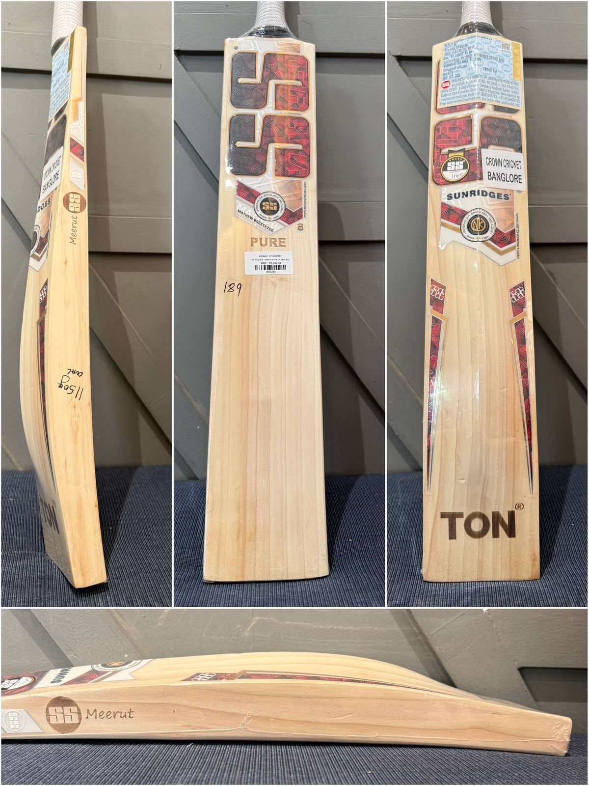 SS Players Reserve Pure Cricket Bat