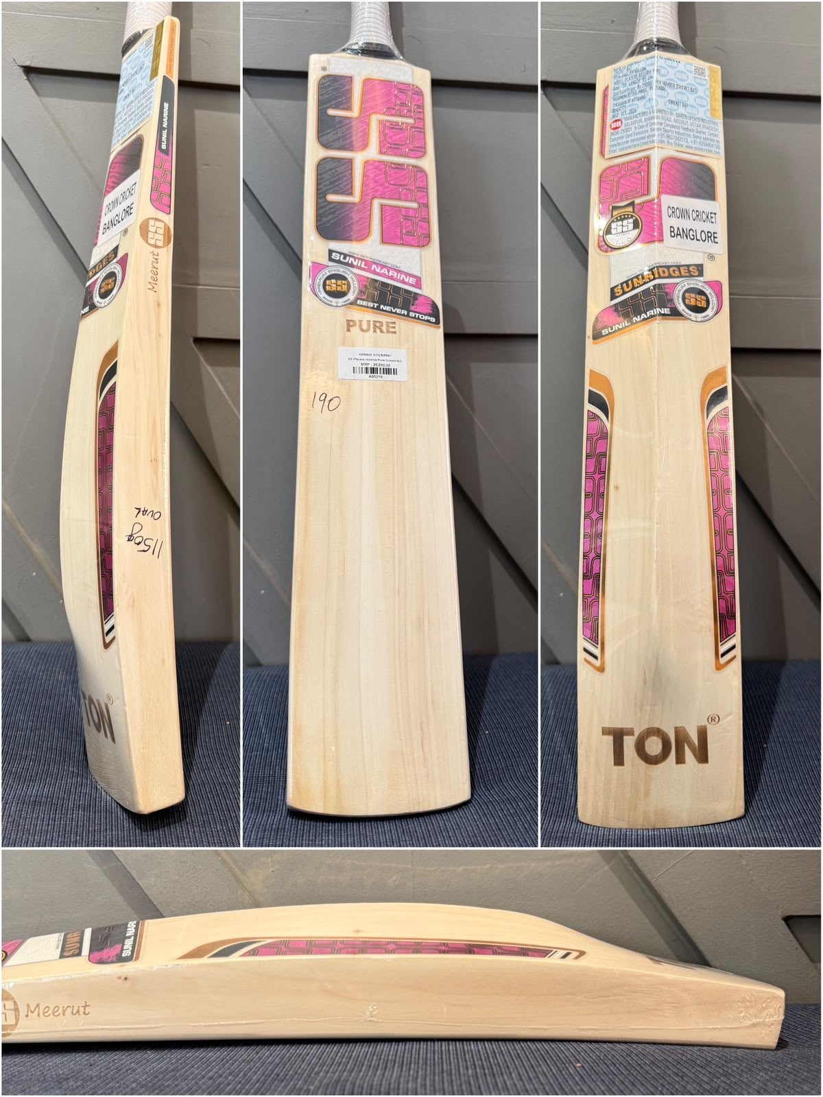 SS Players Reserve Pure Cricket Bat