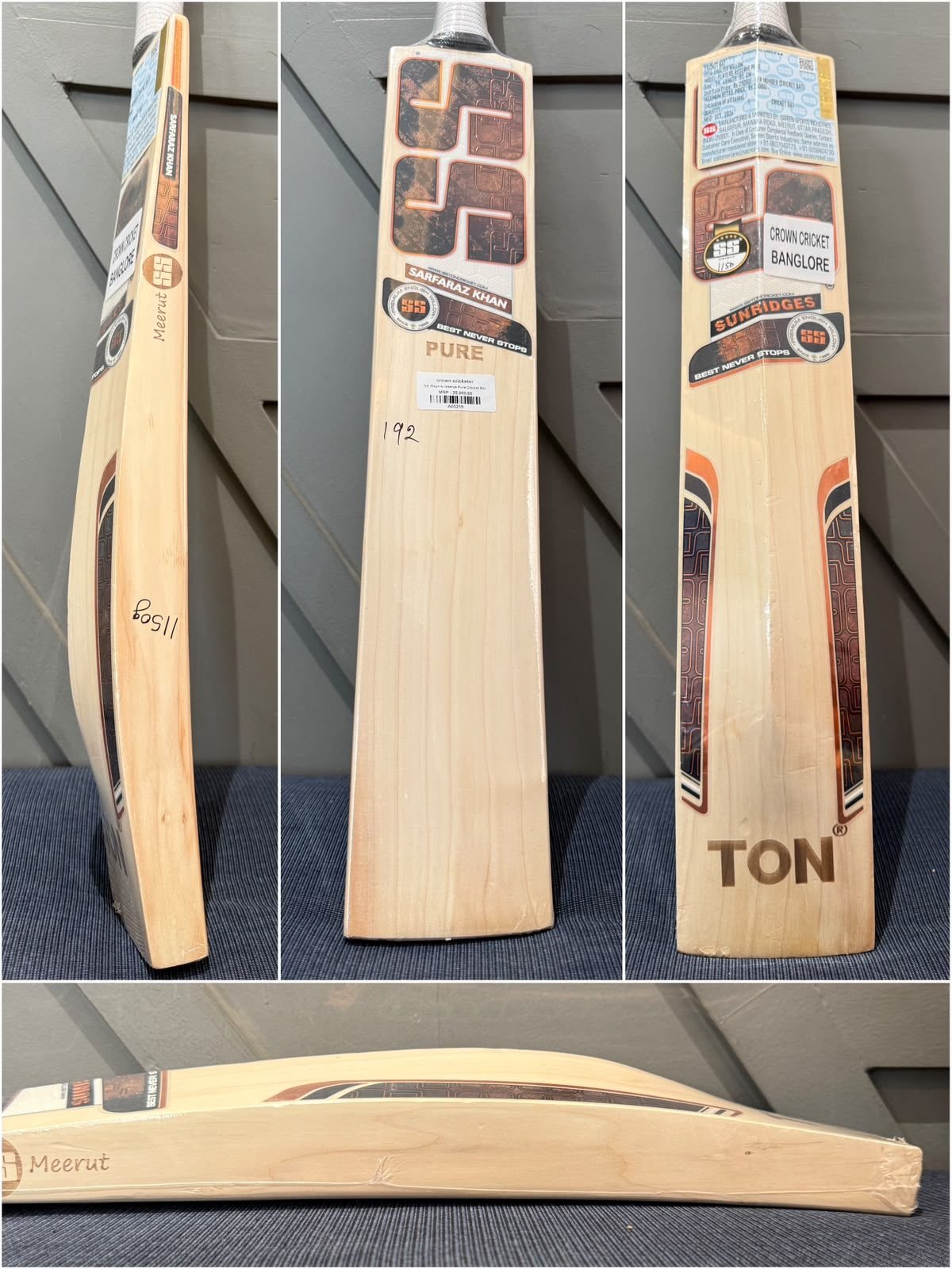 SS Players Reserve Pure Cricket Bat