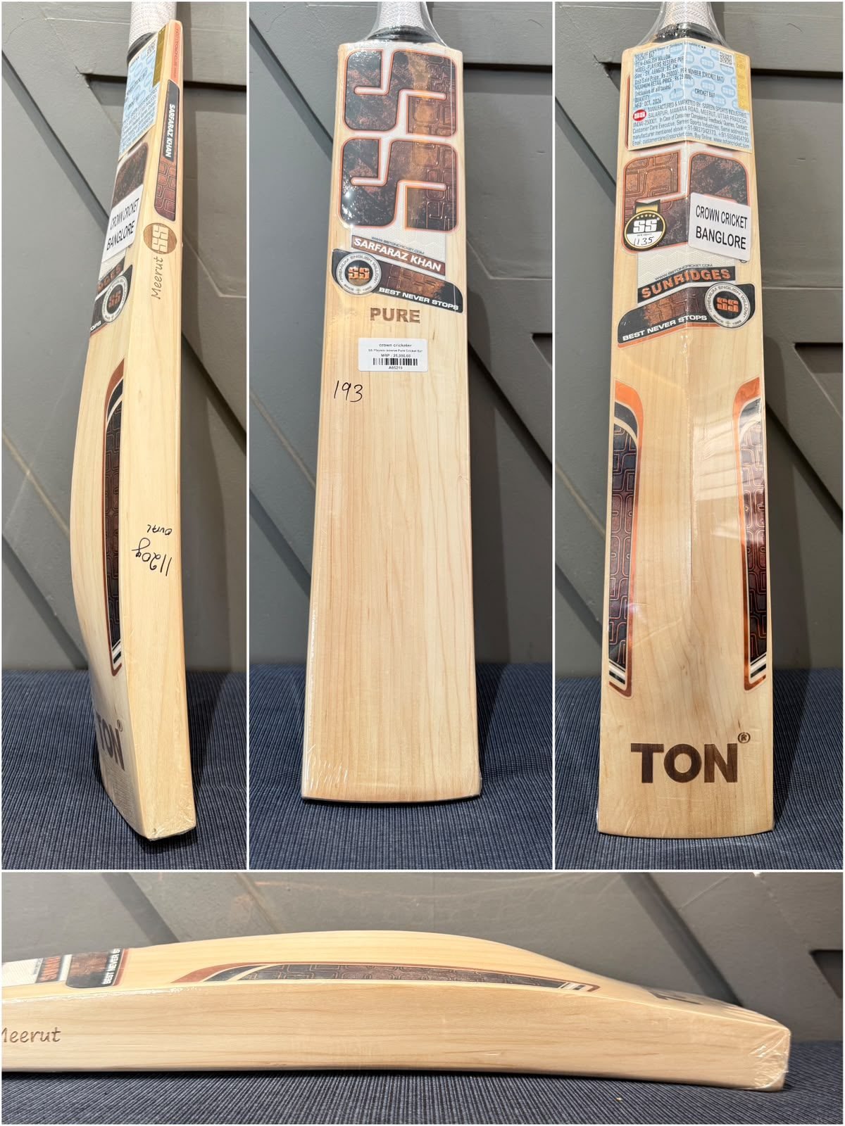 SS Players Reserve Pure Cricket Bat