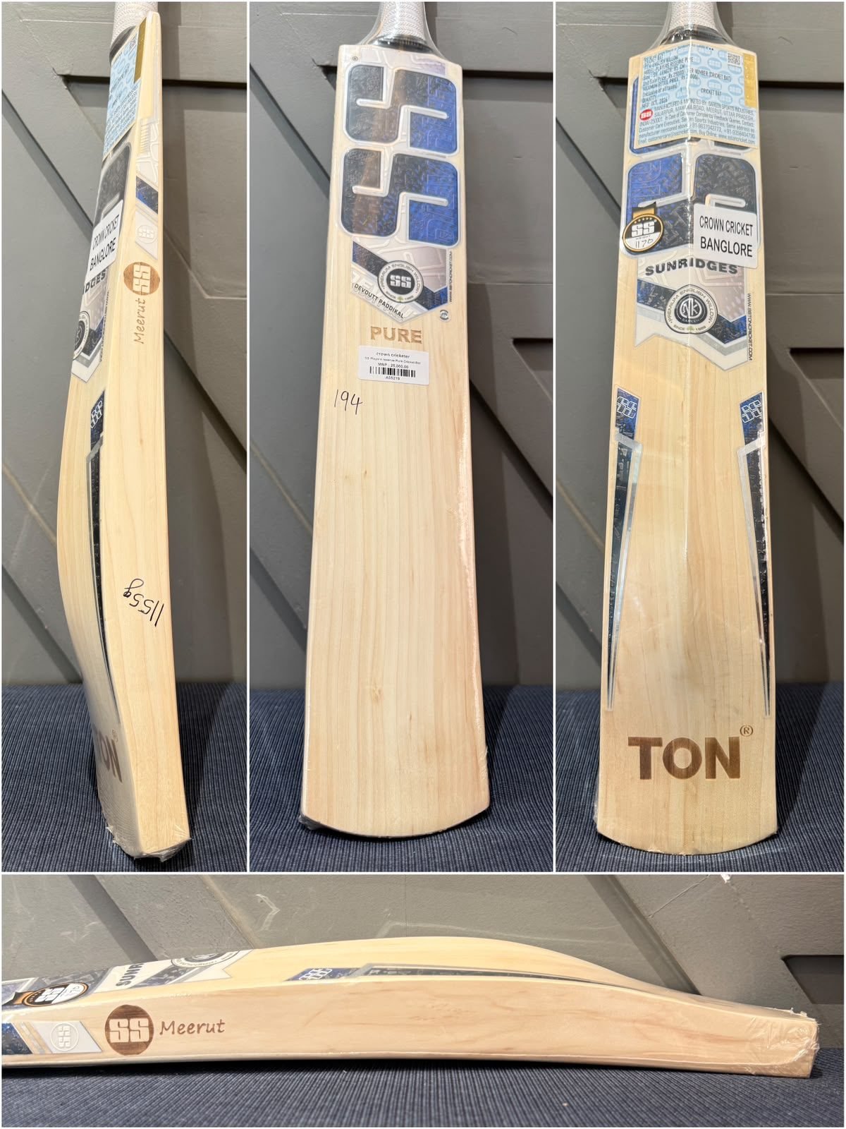 SS Players Reserve Pure Cricket Bat