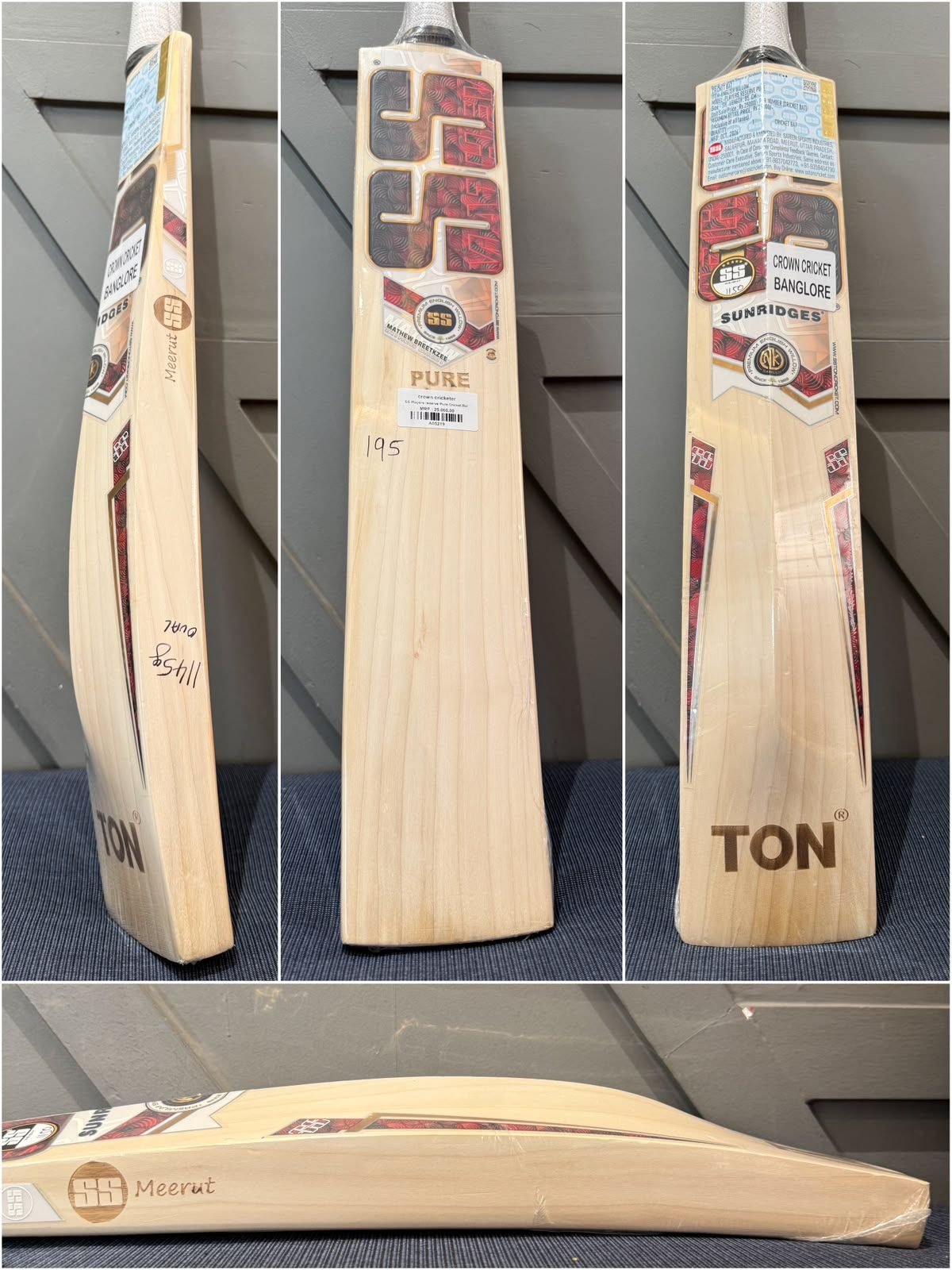 SS Players Reserve Pure Cricket Bat
