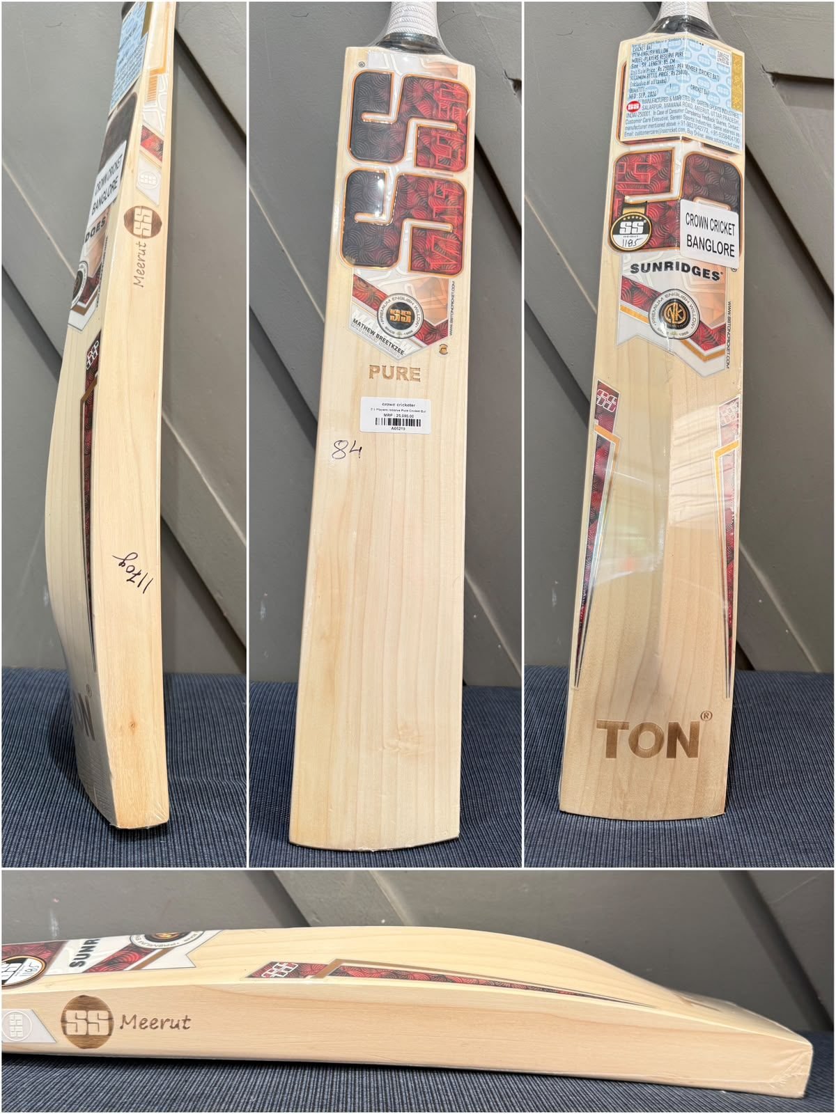 SS Players Reserve Pure Cricket Bat