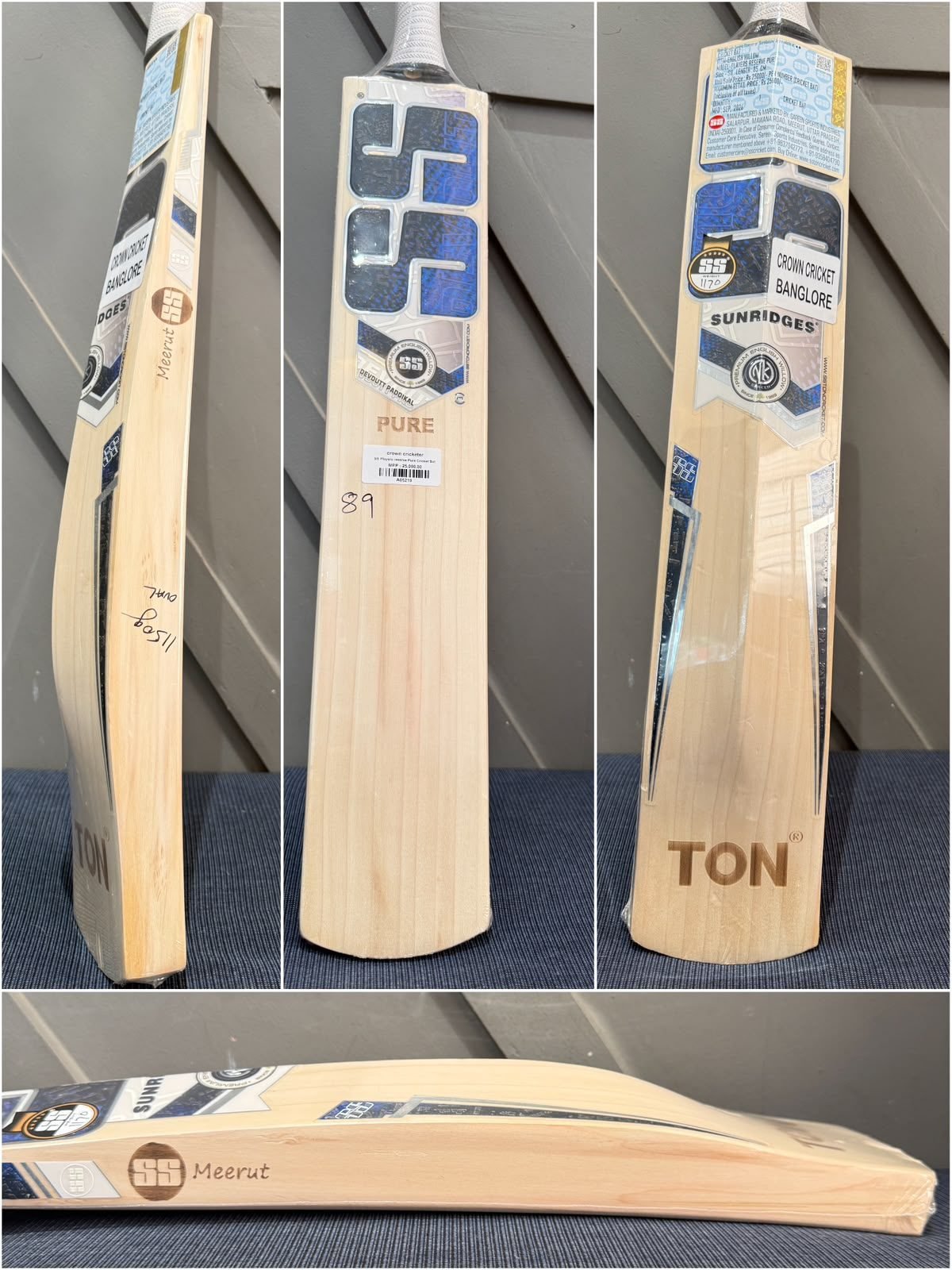 SS Players Reserve Pure Cricket Bat