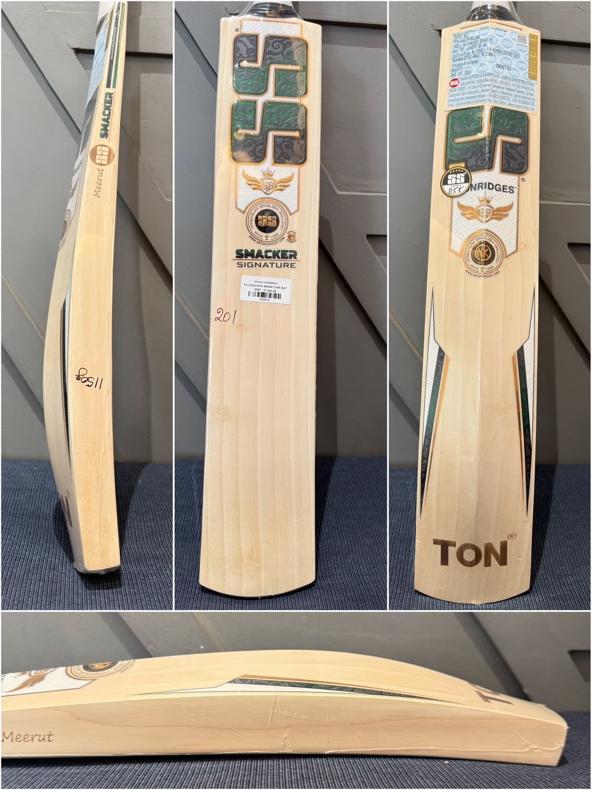 SS Smacker Signature Cricket Bat