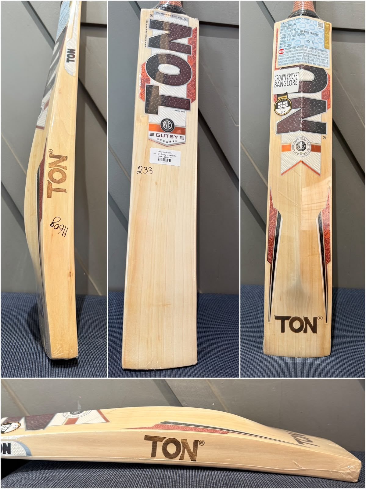 SS Ton Gutsy Cricket Bat