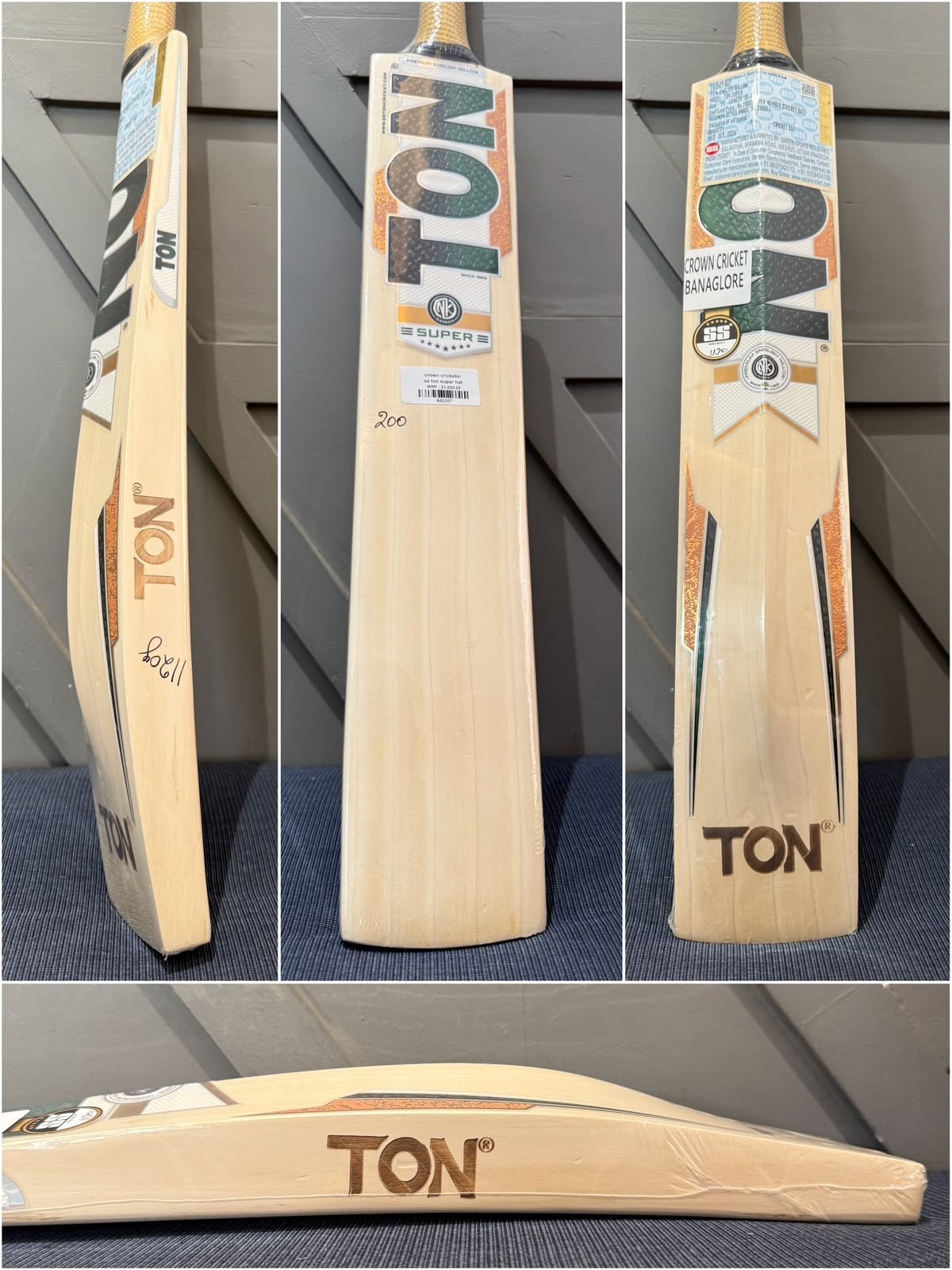 SS Ton Super Cricket Bat