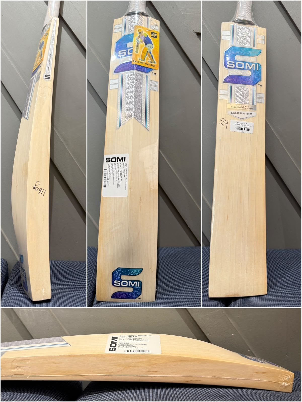 Somi Sapphire Cricket Bat