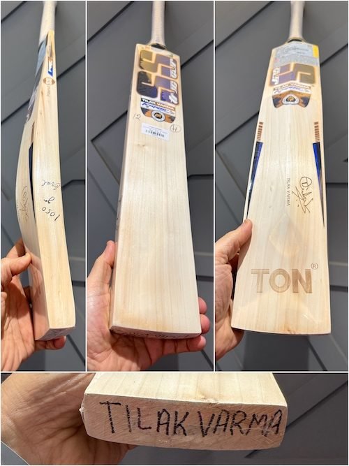 SS Tilak verma Player Edition Harrow Cricket Bat