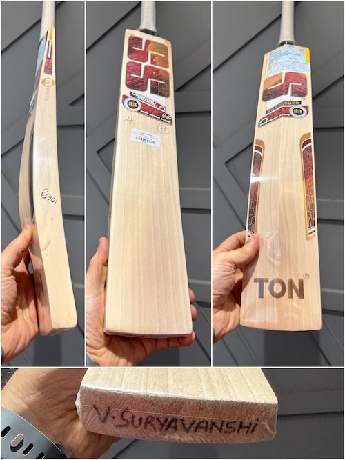 SS Vaibhav Sooryavanshi Player Edition Harrow Cricket Bat