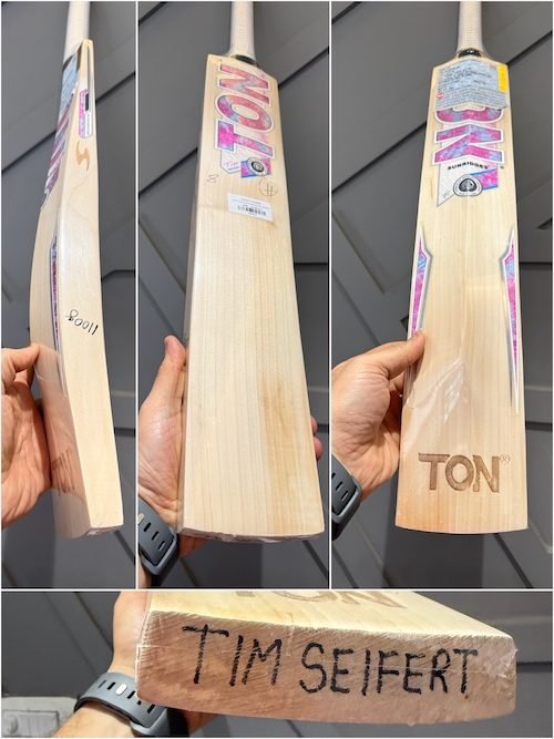 SS Tim Seifert Player Edition Harrow Cricket Bat
